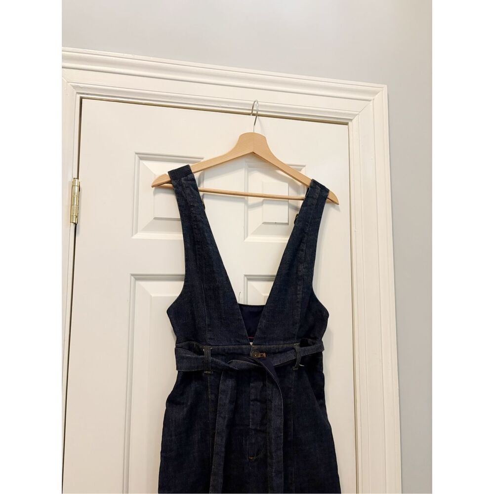 Anthropologie Pilcro Denim Jumpsuit Size 4 Wide Leg - Picture 6 of 7